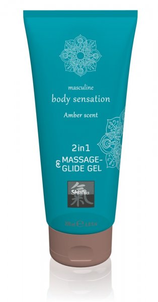 Massage &amp; Glide Gel 2in1 Amber Scent