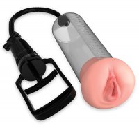 Preview: Transparent penis pump with measuring scale from Steeltoyz