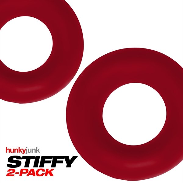 Oxballs STIFFY 2-pack Bulge Cockrings - Cherry Ice