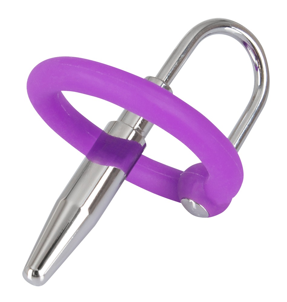 Penis Plug - Stainless Steel - with Glans Ring – The Dungeon Store