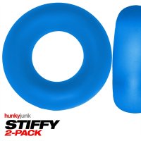 Preview: Oxballs STIFFY 2-pack Bulge Cockrings - Teal Ice