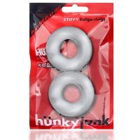 Preview: Oxballs STIFFY 2-pack Bulge Cockrings - Clear Ice