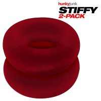 Preview: Oxballs STIFFY 2-pack Bulge Cockrings - Cherry Ice