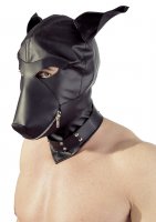 Preview: BDSM Maske im Hundekopf Design Seite