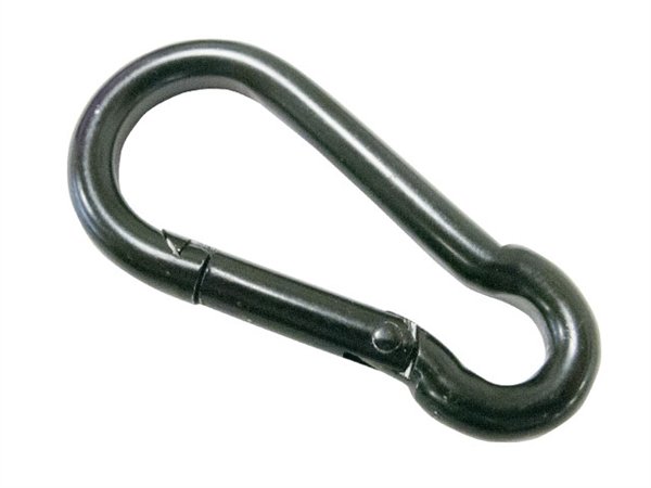 Carabiner 6 cm black