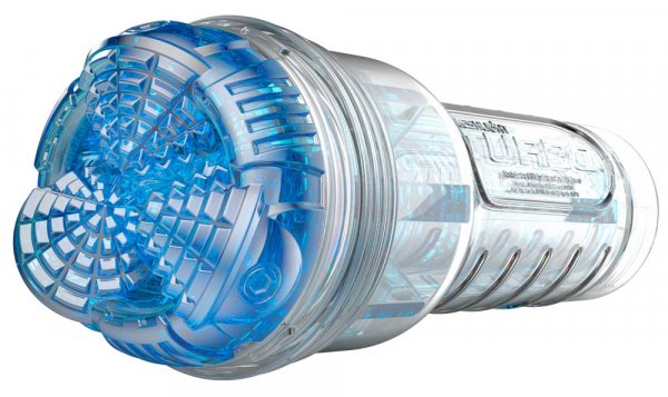 Transparent blue Masturbator Turbo Core