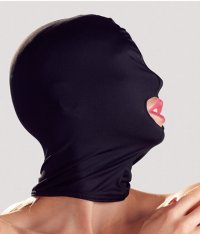  Elastische Kopfmaske in Schwarz