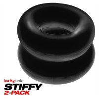 Preview: Oxballs STIFFY 2-pack Bulge Cockrings - Tar Ice